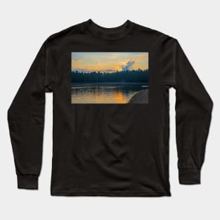 Walden Pond Sunrise Concord MA Long Sleeve T-Shirt